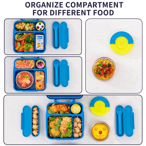 HAIXIN Bento Box for Kids with thermal bowl HAIXIN Bento Box for Kids with thermal bowl