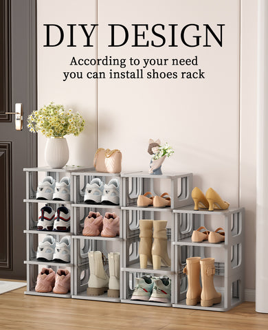 HAIXIN Narrow Shoe Storage - Grey HAIXIN Narrow Shoe Storage - Grey