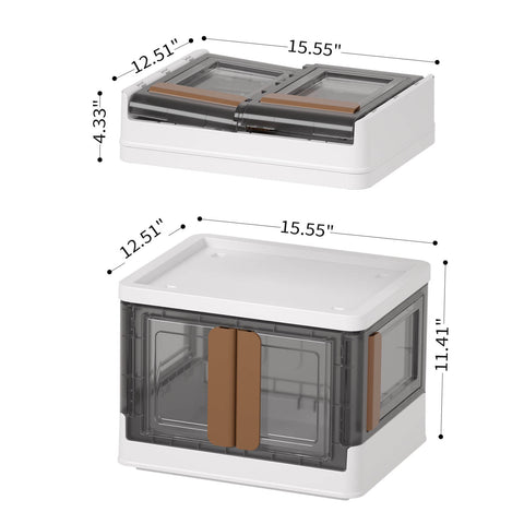 4 Doors Opening  Foldable Storage Bins