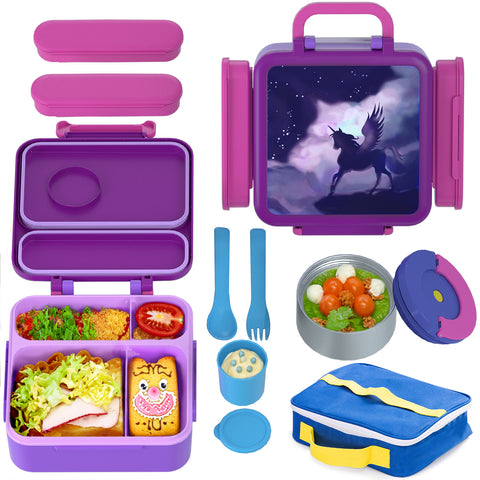 HAIXIN Bento Box for Kids with thermal bowl HAIXIN Bento Box for Kids with thermal bowl
