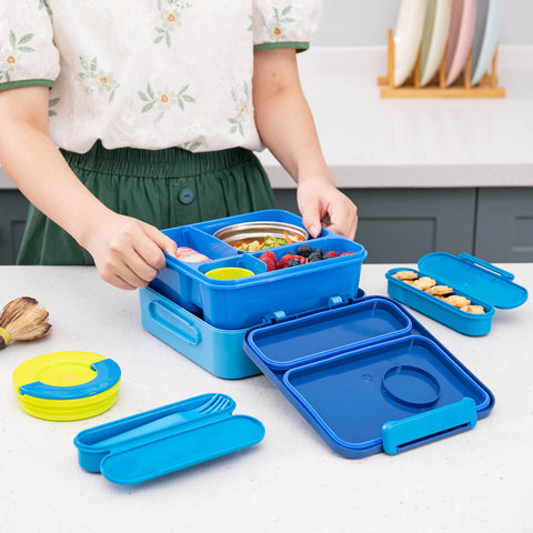 HAIXIN Bento Box for Kids with thermal bowl