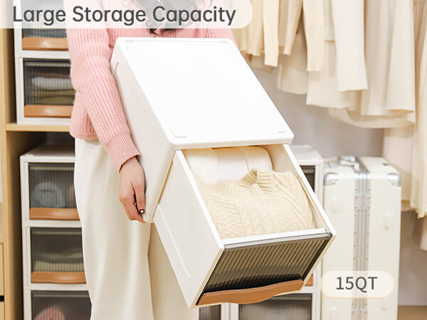 Locaupin Multipurpose Home 4 Tier Narrow Space Plastic Storage Box Drawer  Storage Cabinets Furnture Organization Storage