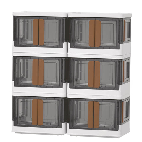 4 Doors Opening  Foldable Storage Bins