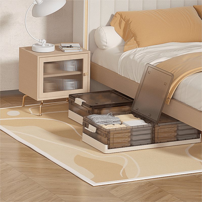 Under Bed Storage Containers (Transparent Brown)