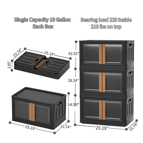Outdoor Storage Box ALL Black