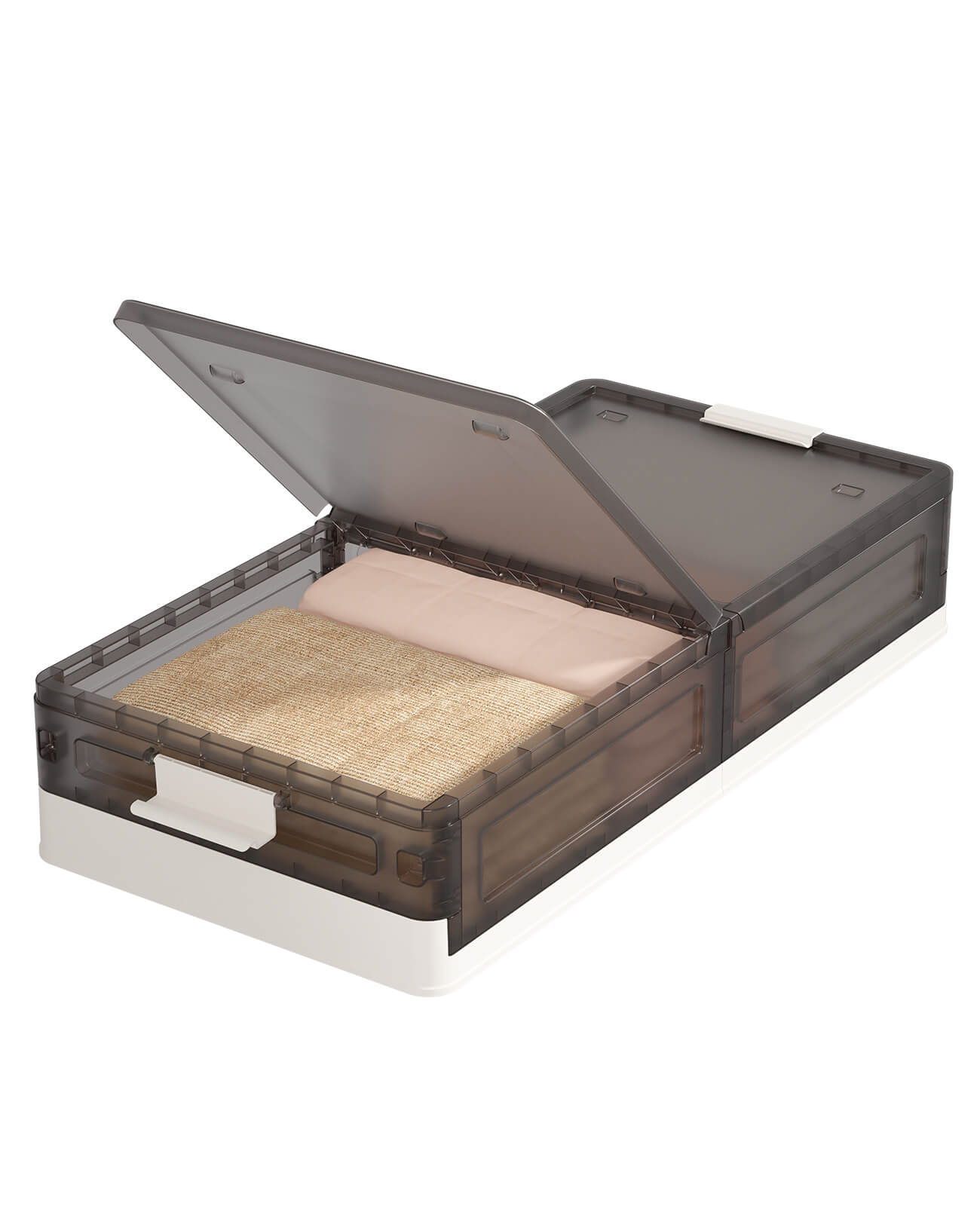 Under Bed Storage Containers (Transparent Brown)