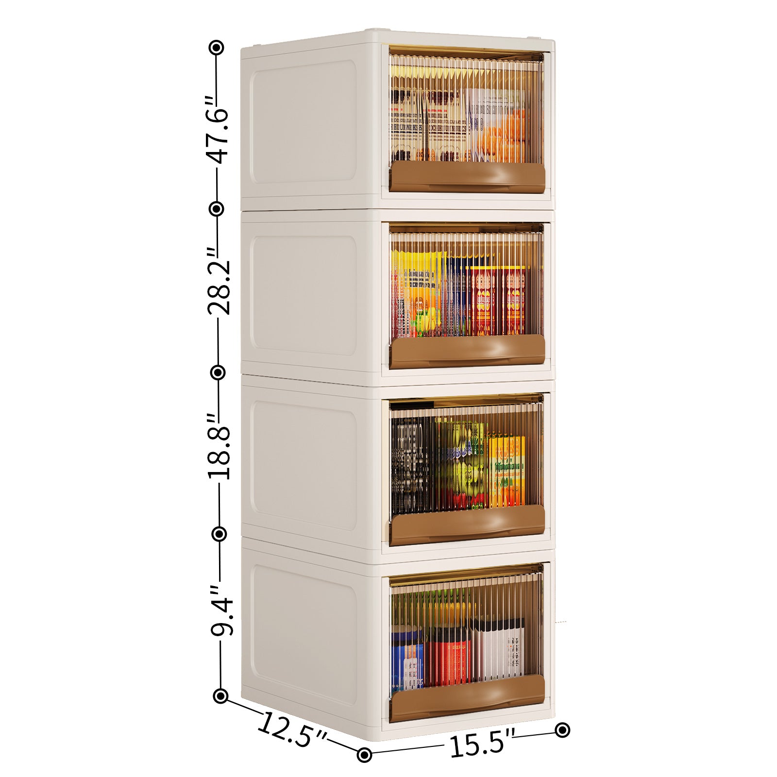 Versatile Storage Drawers-Large Size 15QT