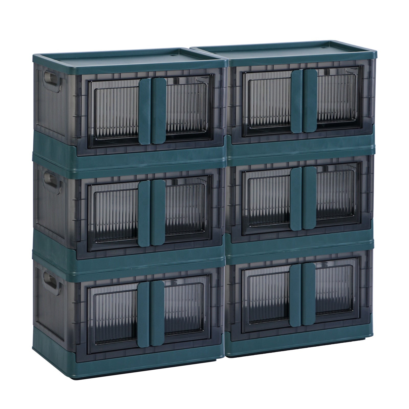 Storage Cabinet Shelves Organizer Green